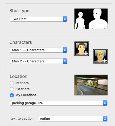 QuickShots Technology in StoryBoard Quick Studio